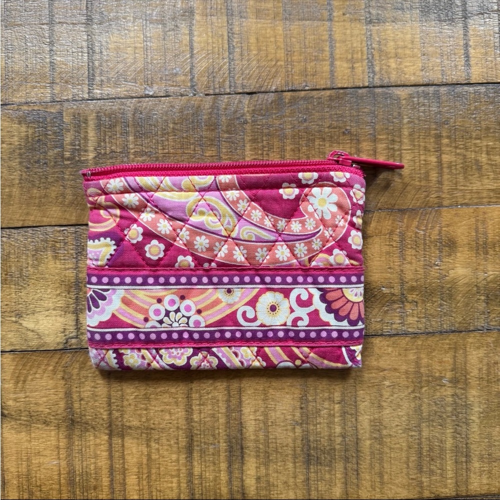 COPY - Vera Bradley - Floral Pink Quilted Women's Pouch